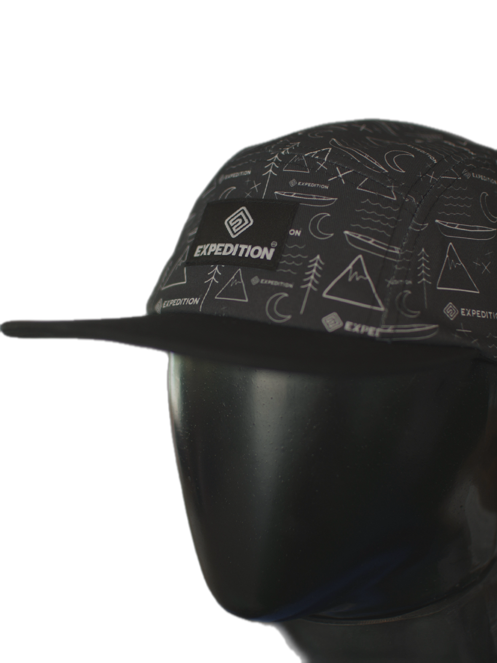 Boné Five Panel — Expedition Mapa