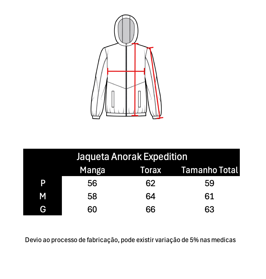 Jaqueta Impermeável Trail Anorak Storm Series detalhe 8 — Expedition