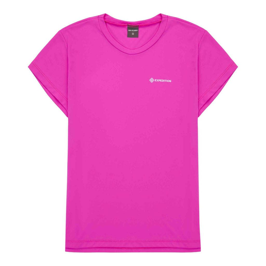 Camiseta Poliamida Feminina Rosa