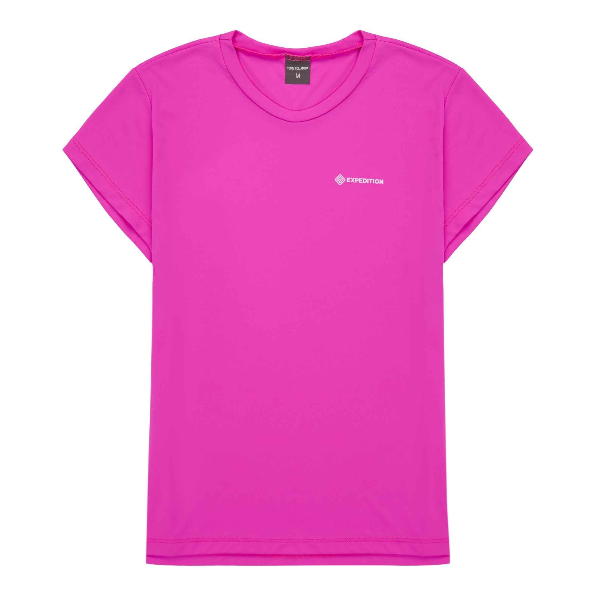 Camiseta Poliamida Feminina Rosa