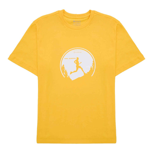 Camiseta Masculina Trail Running Amarela