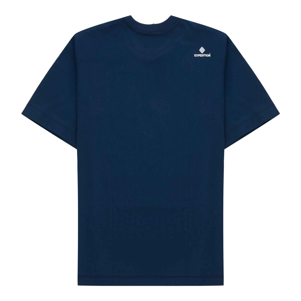 Camiseta Masculina Trail Running Azul Marinho