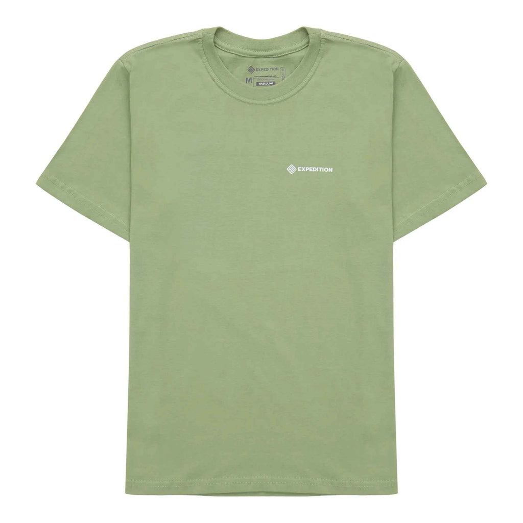 Camiseta We Live Algodão Masculina Verde