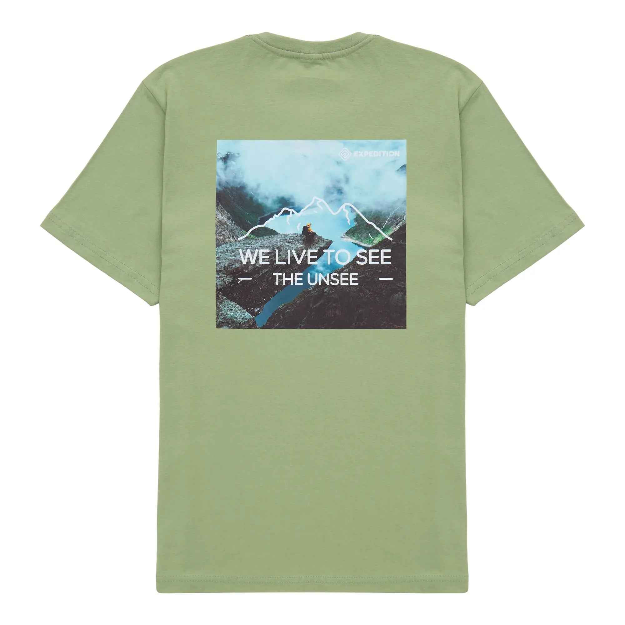 Camiseta We Live Algodão Masculina Verde