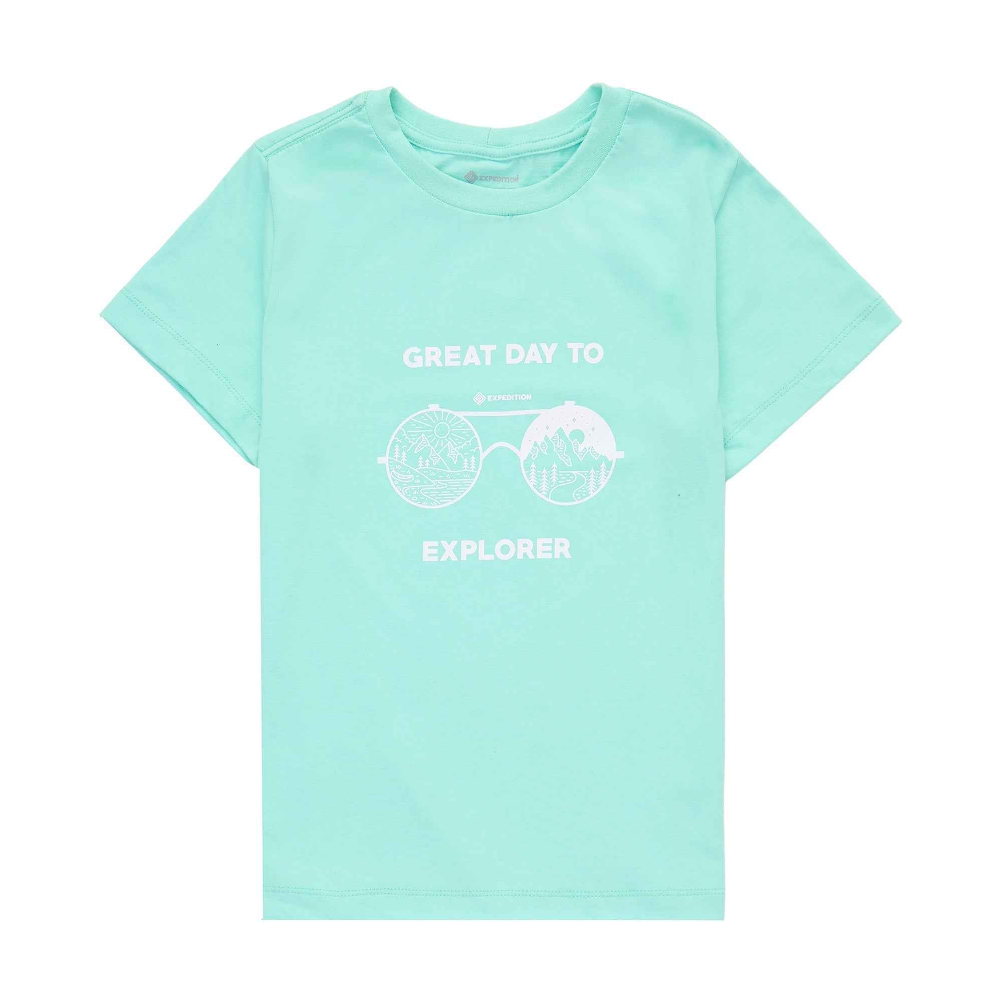 Camiseta Feminina Óculos Verde Claro
