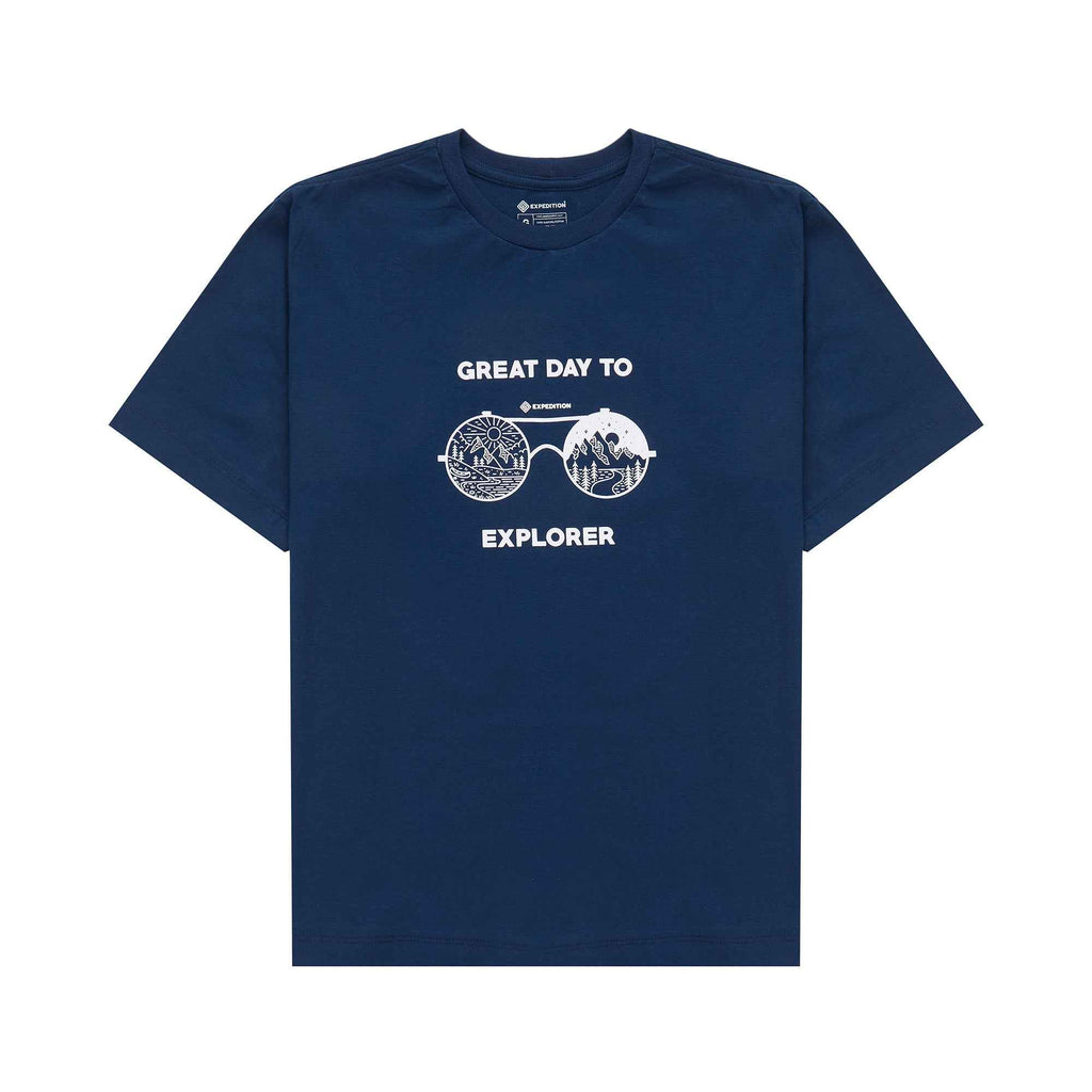 Camiseta Masculina Great Day Azul Marinho