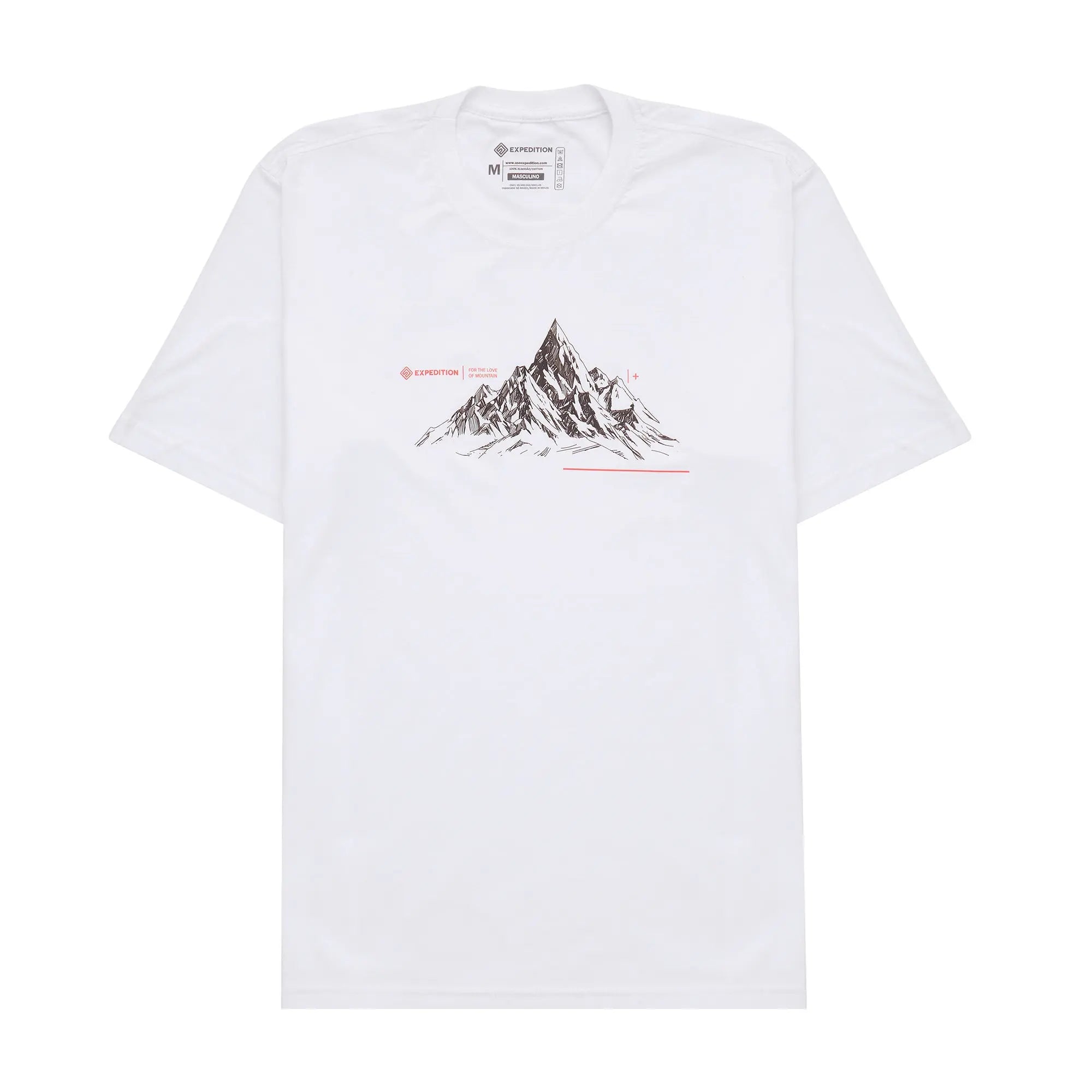 Camiseta Mountain Algodão Masculina OffWhite | Expedition
