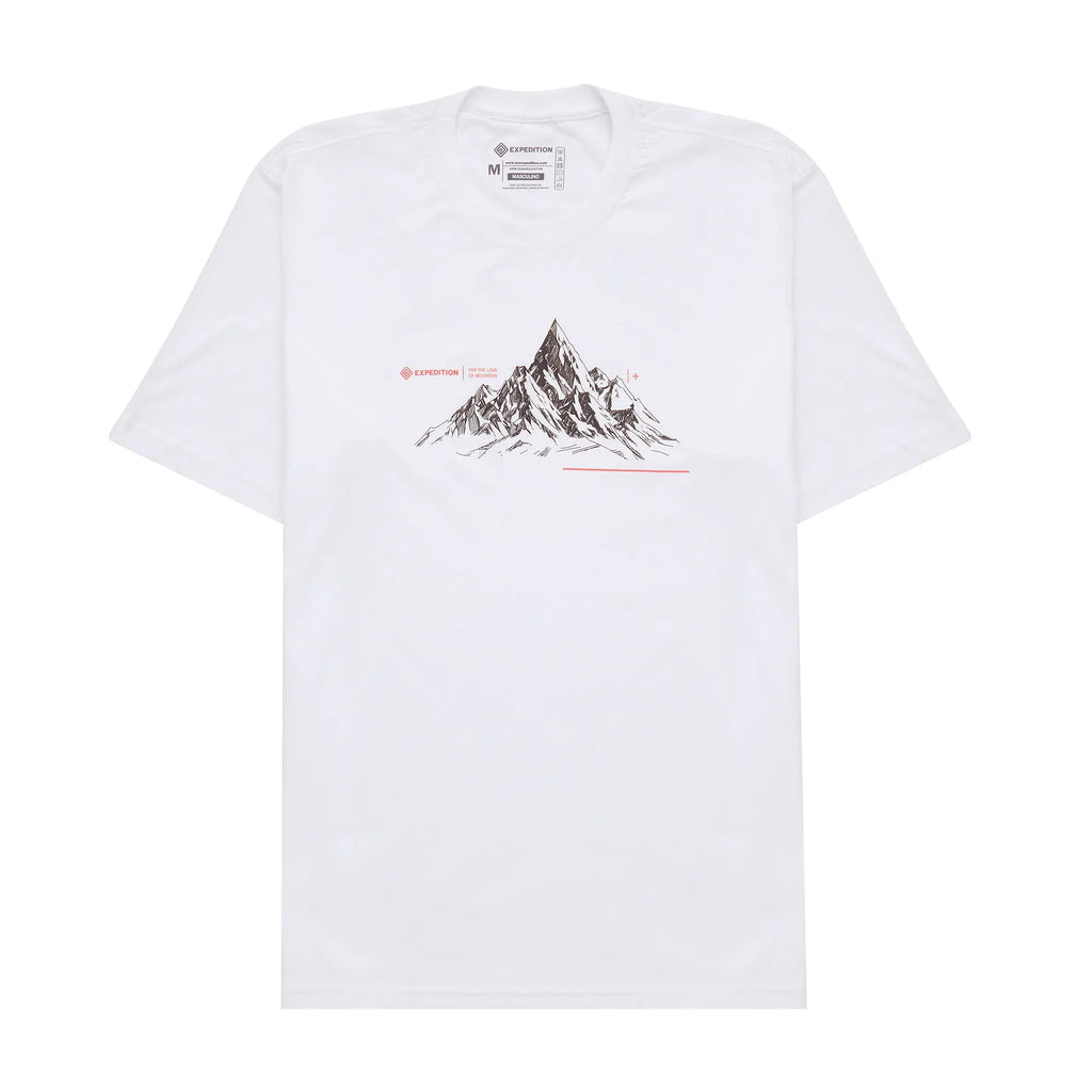 Camiseta Mountain Algodão Masculina OffWhite Minha loja