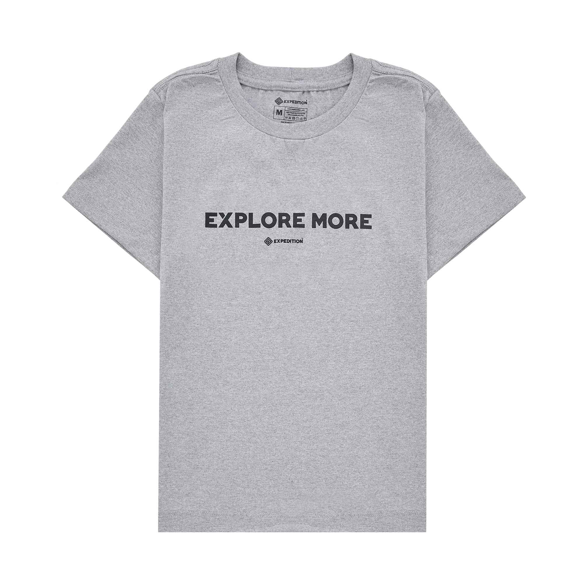 Camiseta Feminina Explore More Cinza