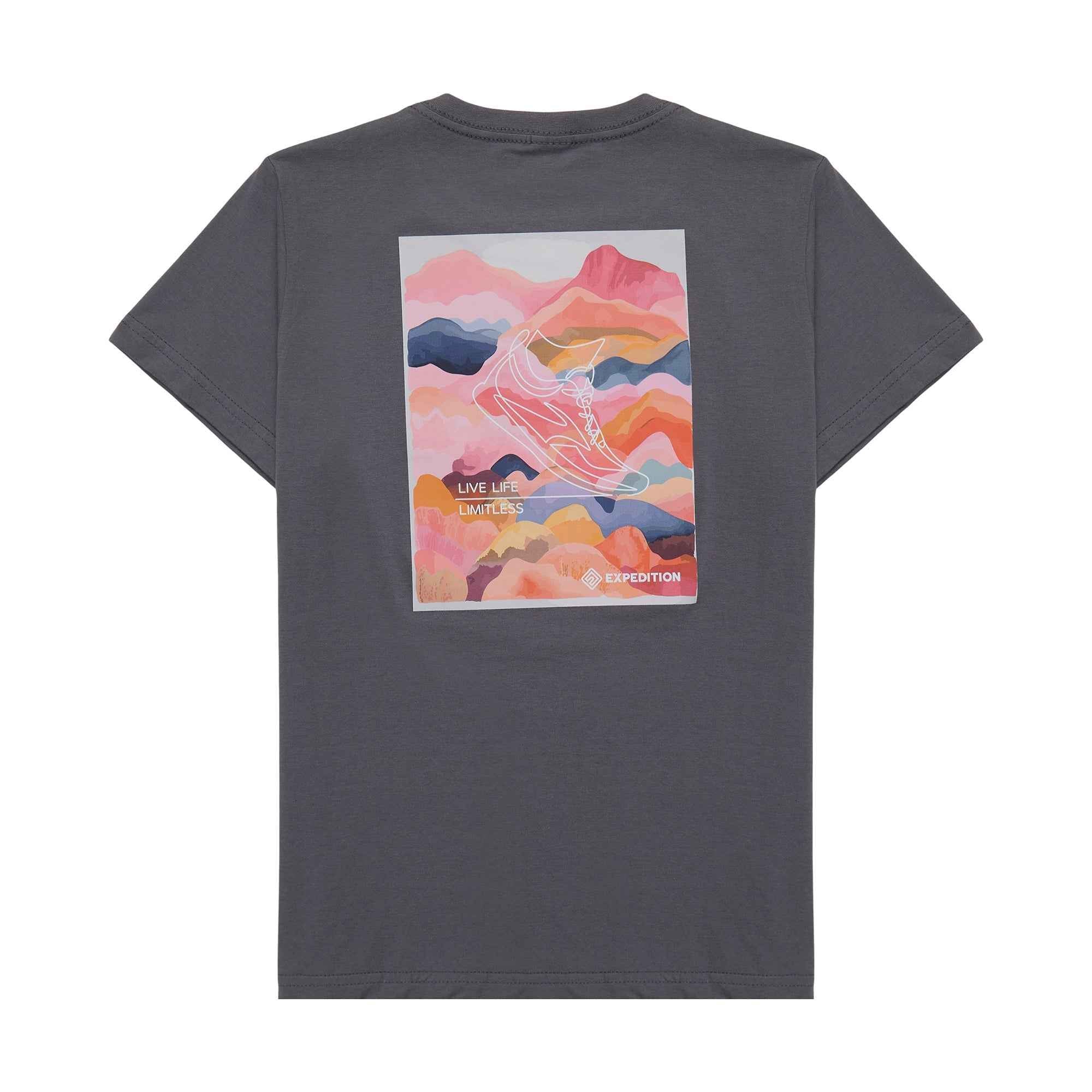 Camiseta Tênis  Algodão Feminino Cinza