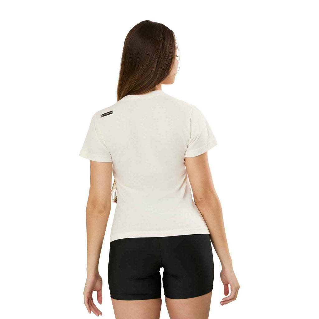 Camiseta Love  Algodão Feminino OffWhite