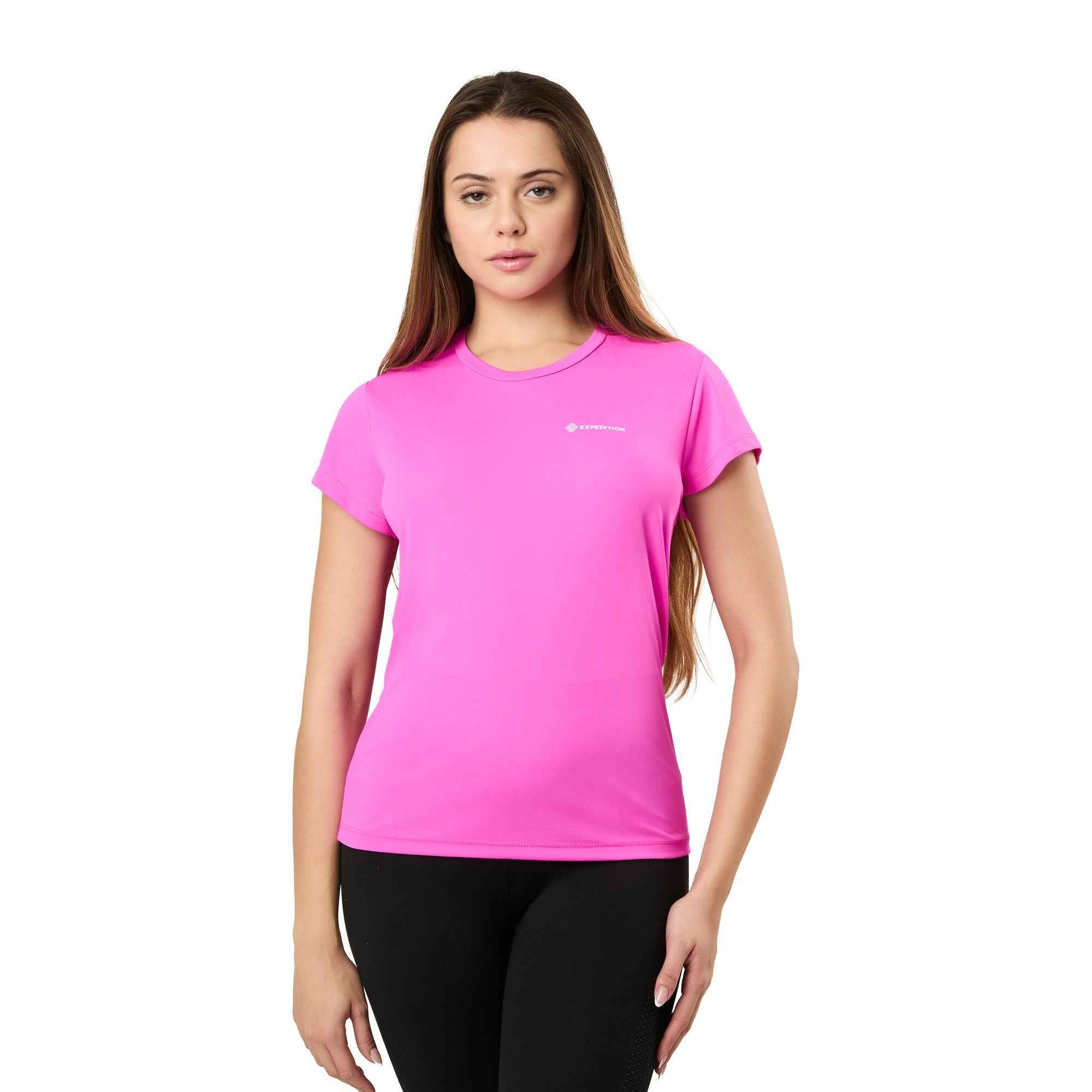 Camiseta Poliamida Feminina Rosa