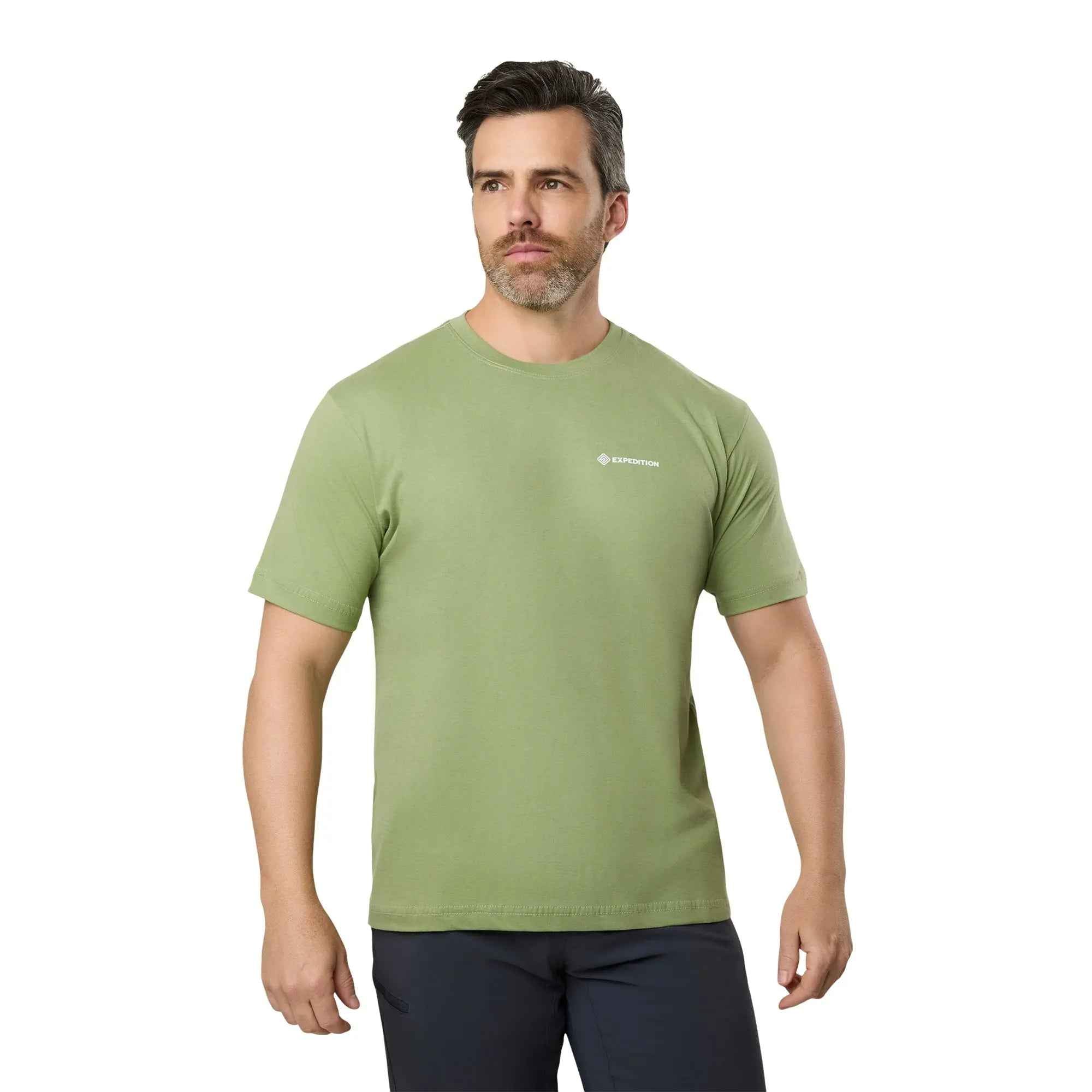 Camiseta We Live Algodão Masculina Verde