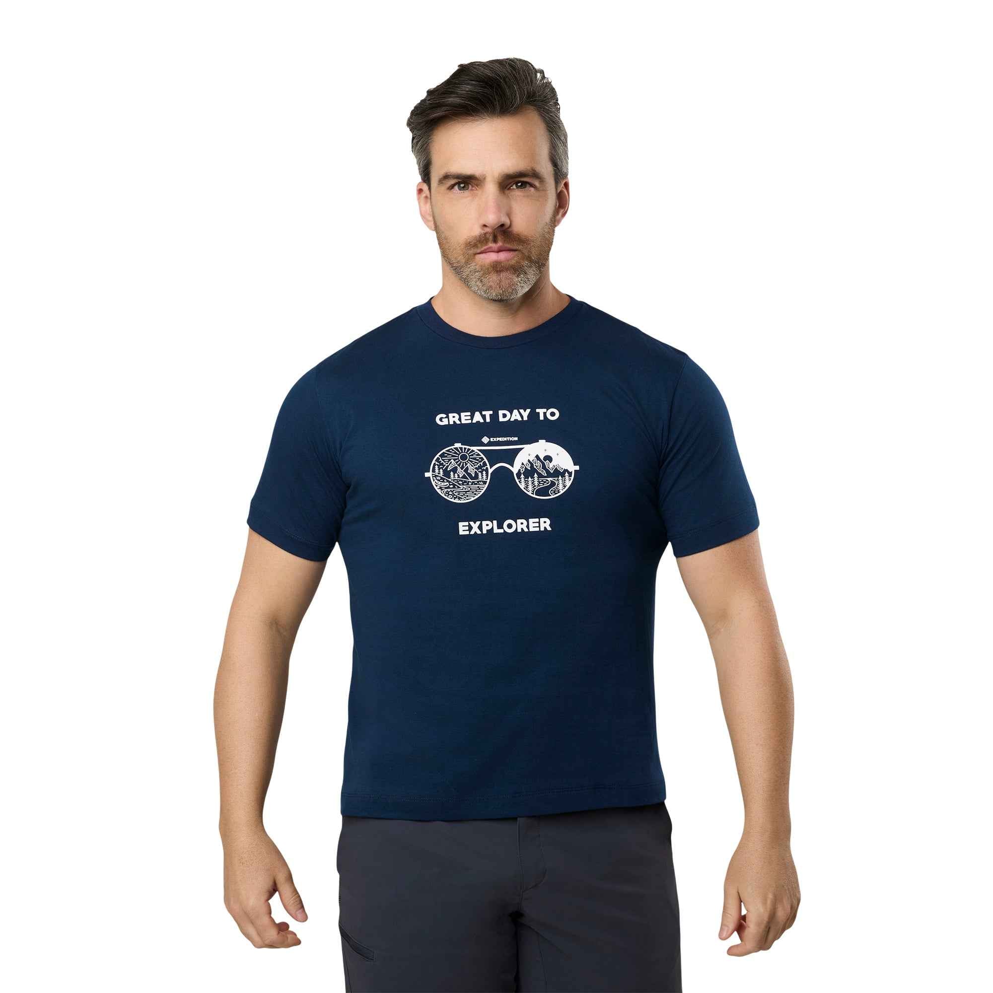 Camiseta Masculina Great Day Azul Marinho