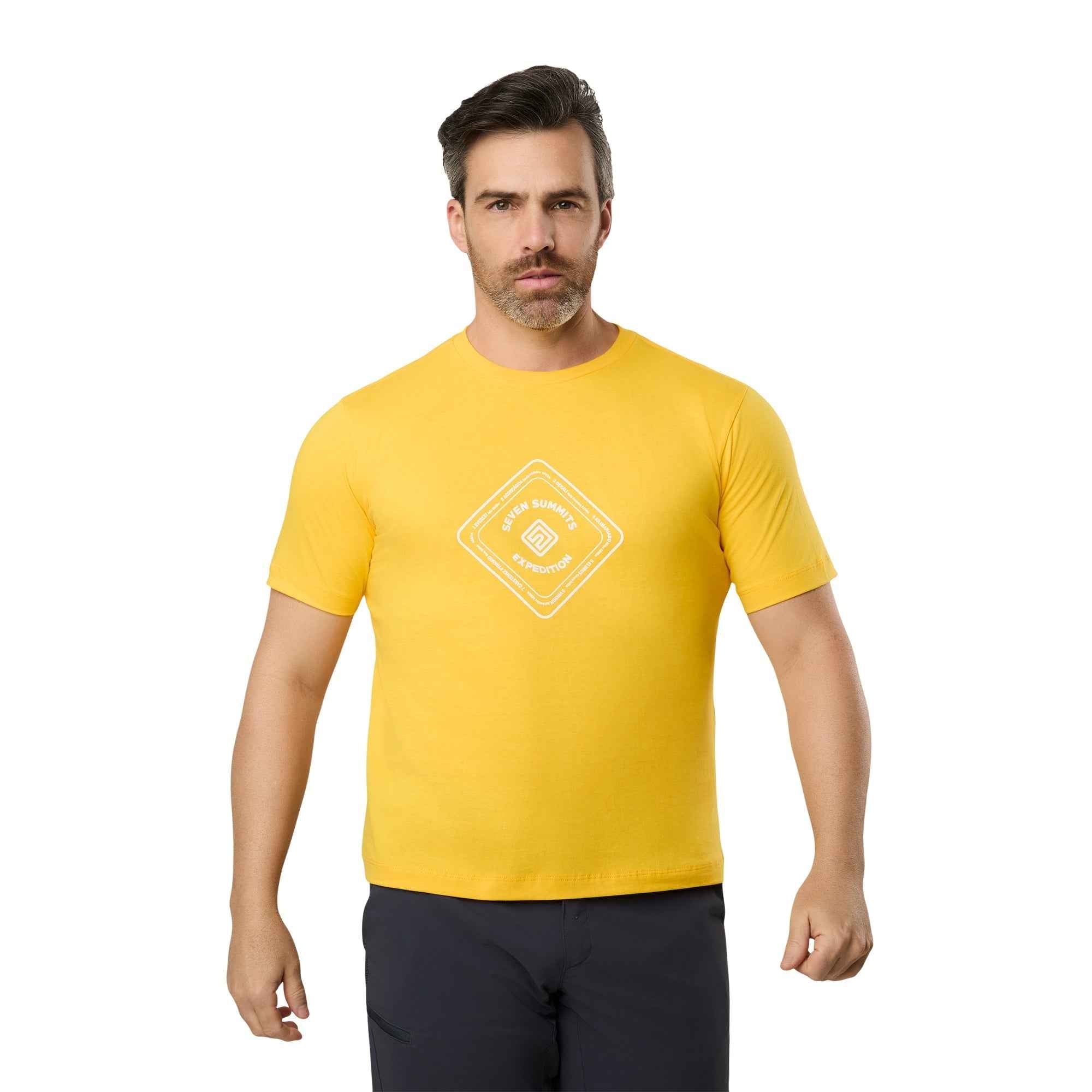 Camiseta Masculina Seven Summit Amarela