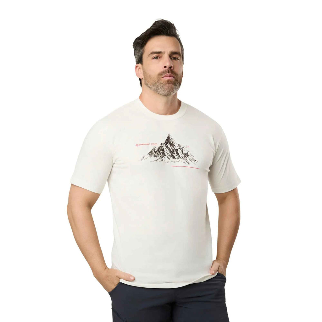 Camiseta Mountain Algodão Masculina OffWhite