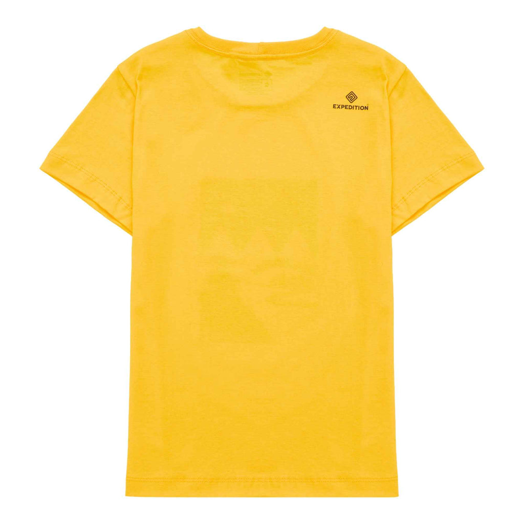 Camiseta Feminina Menina Montanha Amarela