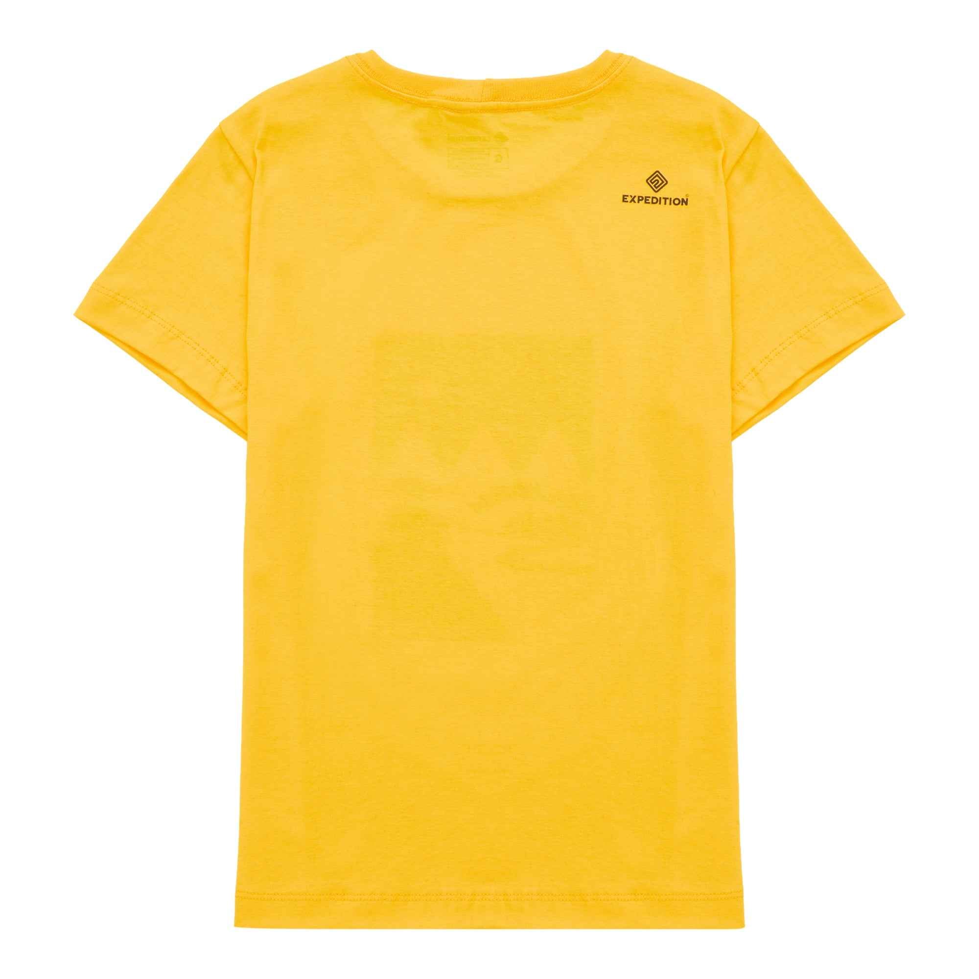 Camiseta Feminina Menina Montanha Amarela