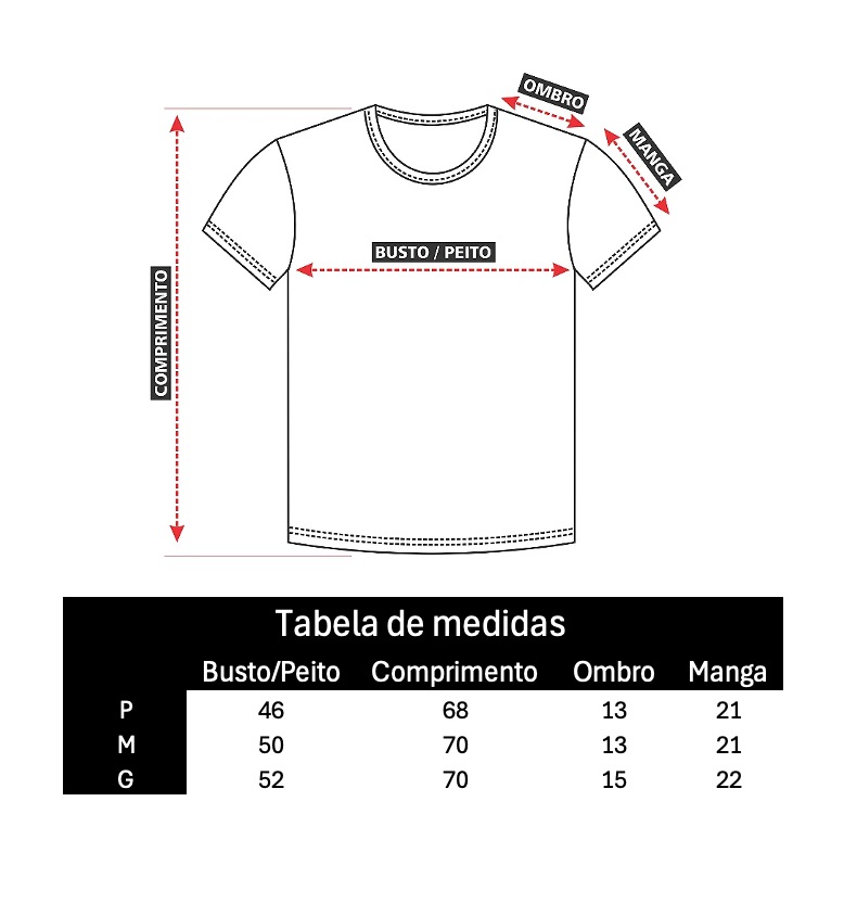 Camiseta Poliamida Masculina Laranja