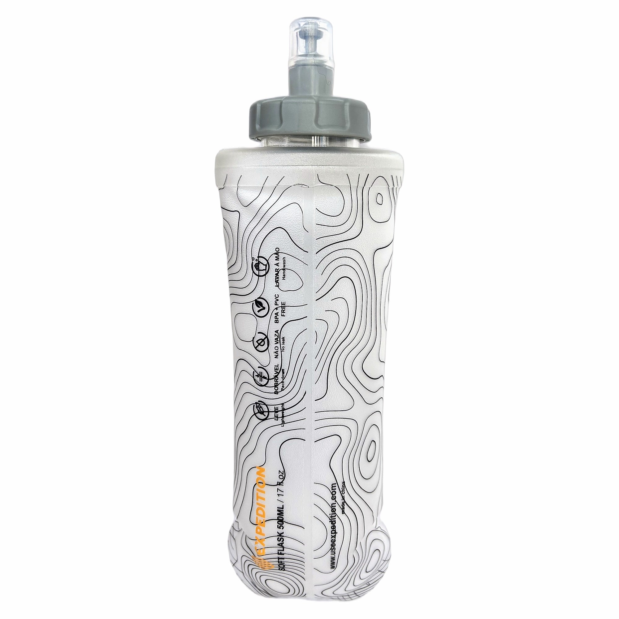 Soft Flask 500ml Topográfica Trail Run e Trilha