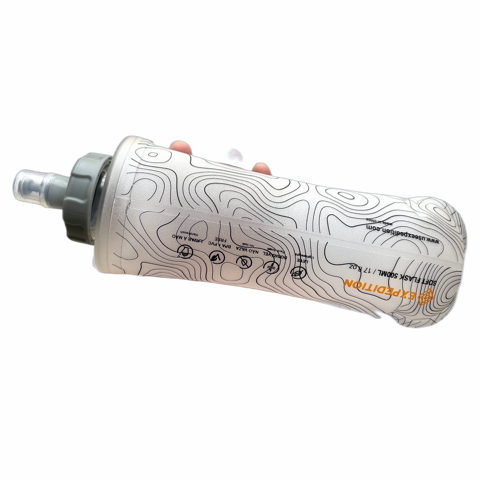 Soft Flask 500ml Topográfica Trail Run e Trilha
